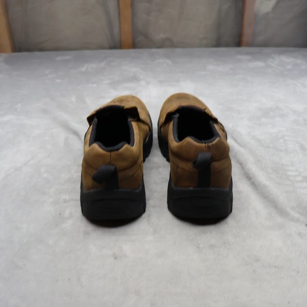Roper Mens 9.5 Slip On‎ Shoes Brown Performance Sports Leather Rugged Casual